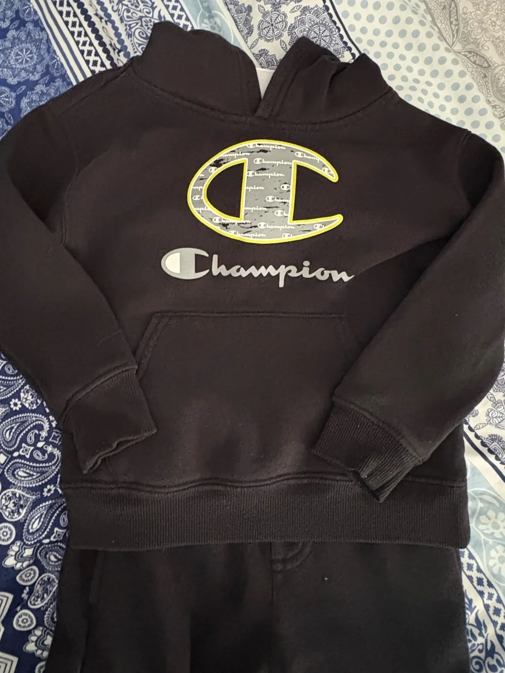 Black Champion 4T 2pc Sweatsuit